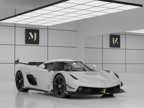 Koenigsegg Jesko 3D Model