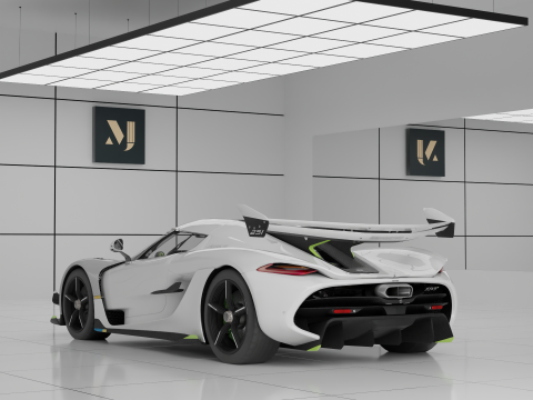 Koenigsegg Jesko 3D Модель