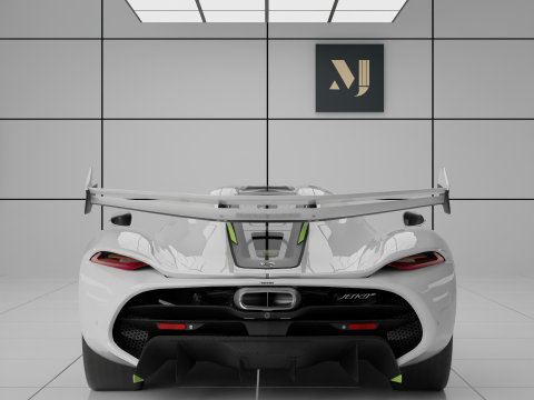 Koenigsegg Jesko 3D Модель