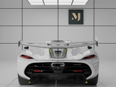 Koenigsegg Jesko 3D Model