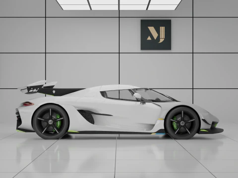Koenigsegg Jesko 3D Model