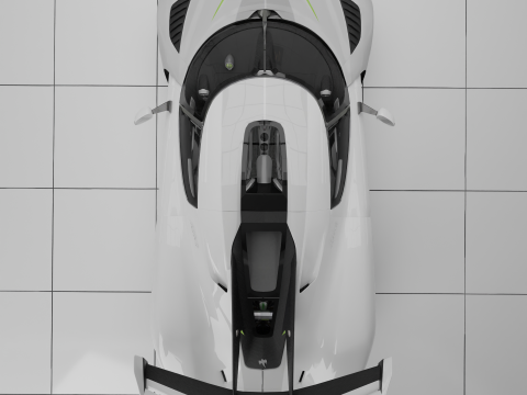 Koenigsegg Jesko 3D Модель
