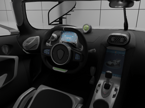 Koenigsegg Jesko 3D Модель
