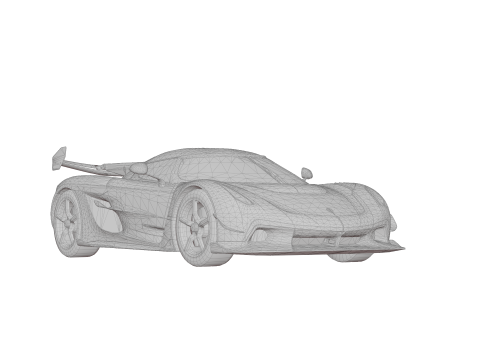 Koenigsegg Jesko 3D Модель