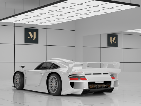 Porsche 911 GT1 3D-Modell