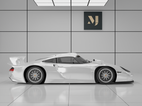 Porsche 911 GT1 3D-Modell