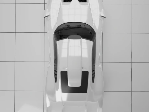 Porsche 911 GT1 3D Model