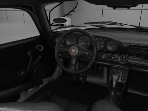 Porsche 911 GT1 3D-Modell