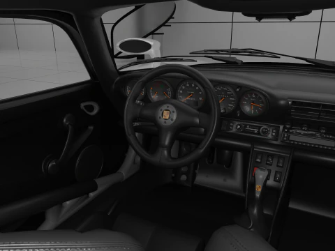 Porsche 911 GT1 3D Model