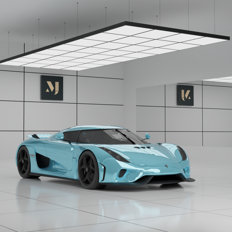 Koenigsegg Regera 3D Model .c4d .max .obj .3ds .fbx .stl .blend 