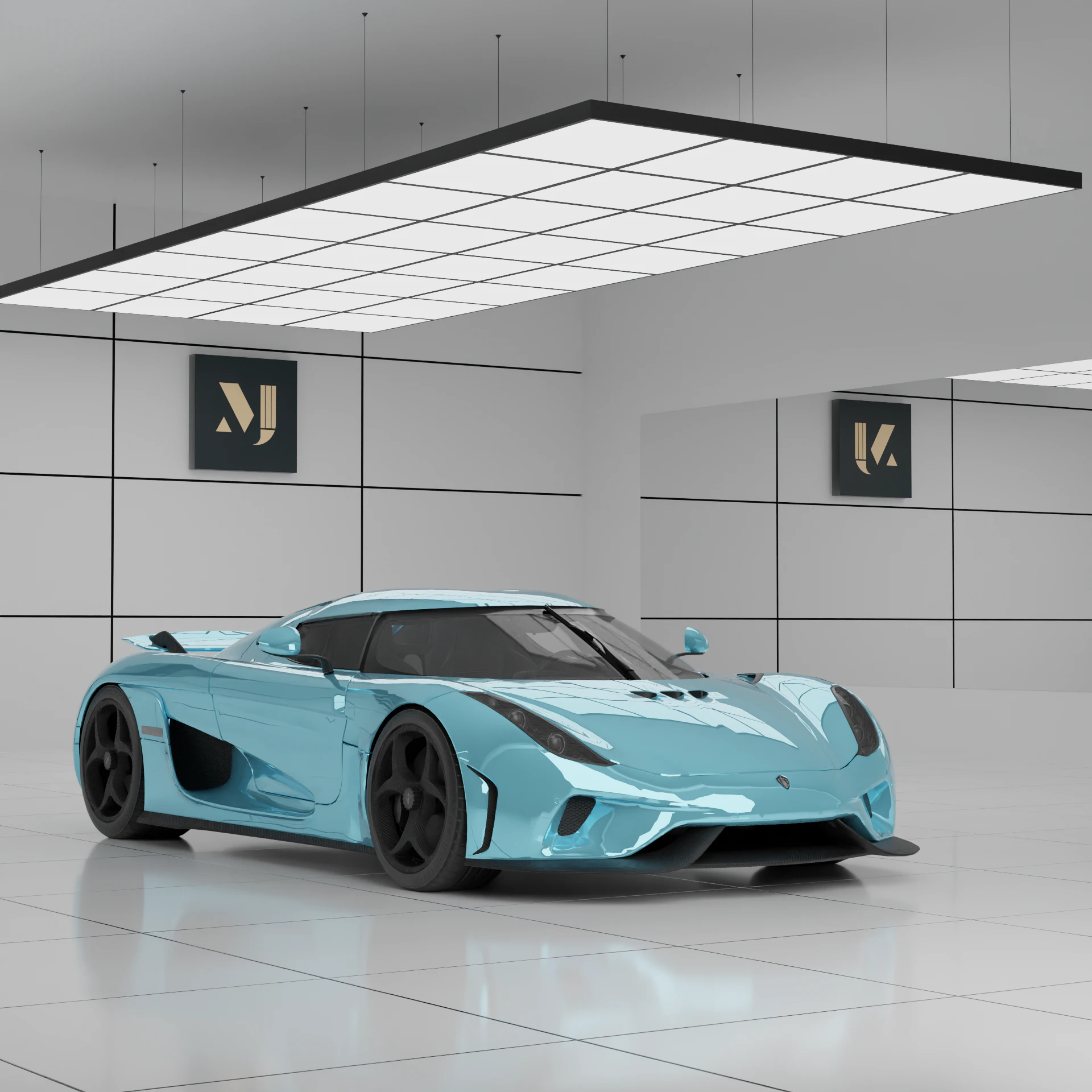 Koenigsegg Regera 3D Model .c4d .max .obj .3ds .fbx .stl .blend 