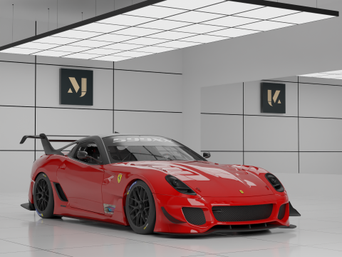 Ferrari 599XX 3D Модель