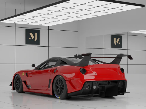 Ferrari 599XX 3D Model