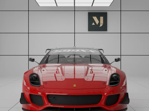 Ferrari 599XX 3D Model