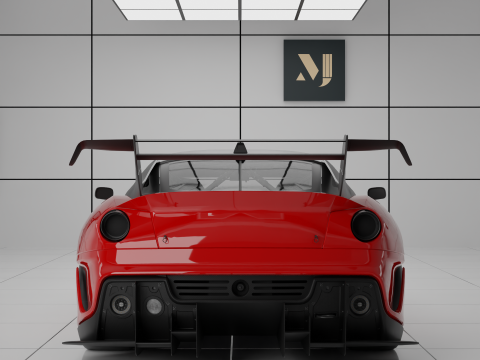 Ferrari 599XX 3D 모델