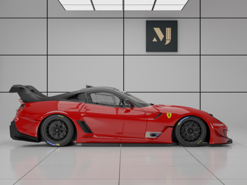 Ferrari 599XX 3D 모델