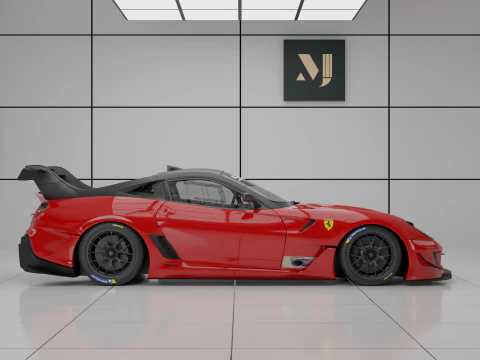 Ferrari 599XX 3D Model