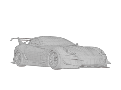 Ferrari 599XX 3D 모델