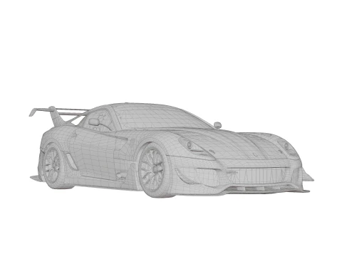Ferrari 599XX 3D Model