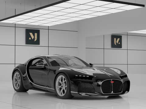 Bugatti Atlantic Modelo 3D