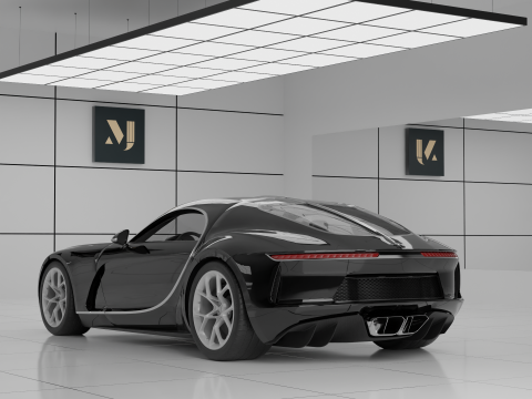 Bugatti Atlantic 3D Model