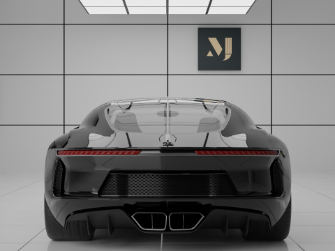 Bugatti Atlantic 3D Model