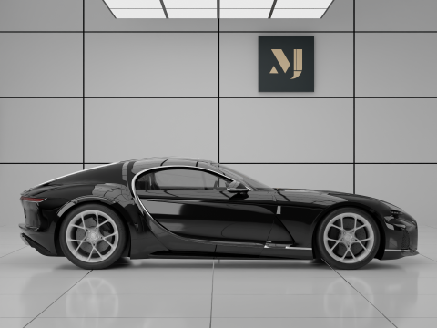 Bugatti Atlantic 3D Model