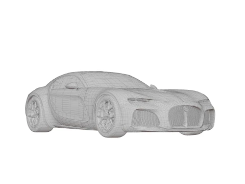 Bugatti Atlantyk Model 3D
