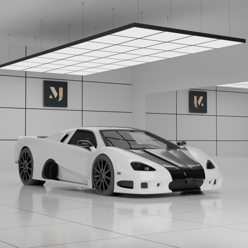 SSC Ultimate Aero TT 3D Модель .c4d .max .obj .3ds .fbx .stl .blend 