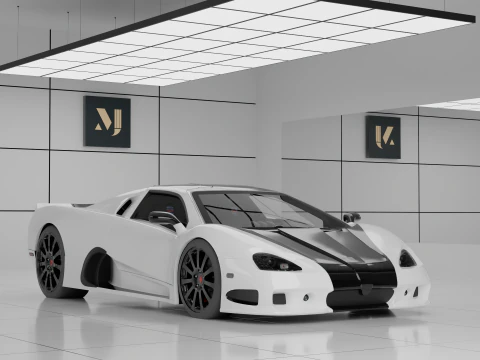 SSC アルティメット エアロ TT 3Dモデル