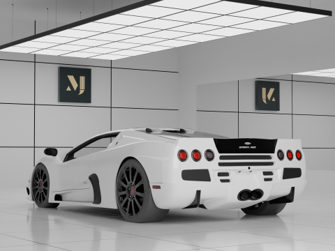 SSC Ultimate Aero TT 3D Модель