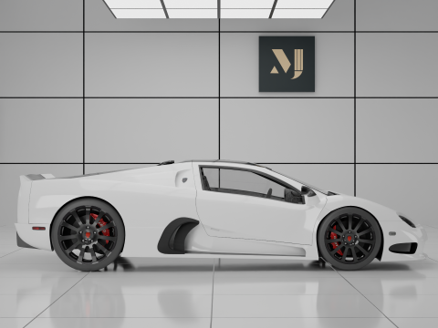 SSC Ultimate Aero TT 3D Модель