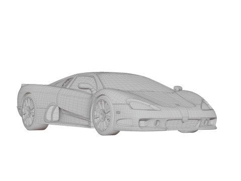SSC Ultimate Aero TT 3D Модель