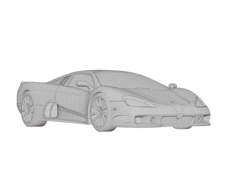 SSC Ultimate Aero TT 3D Model