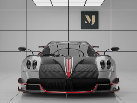 Pagani Huayra Roadster BC 3D Model