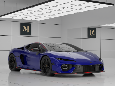 Car Temerario 3D Модель