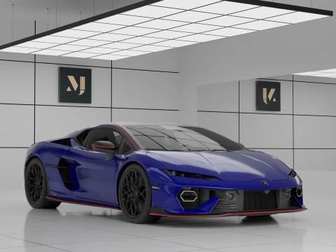 Car Temerario 3D Model