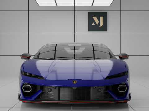 Car Temerario Modèle 3D
