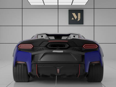 Car Temerario Modèle 3D