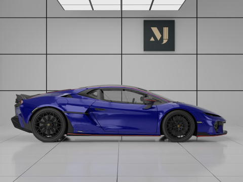Car Temerario Modèle 3D