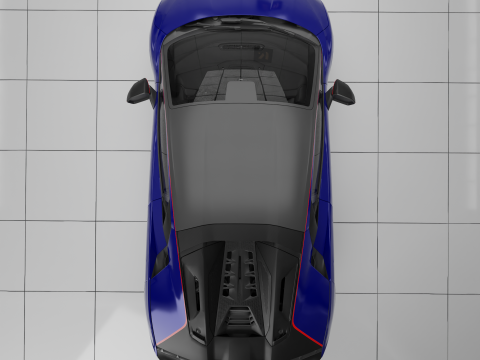 Car Temerario Modèle 3D