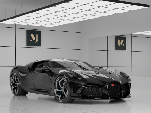 Bugatti La Voiture Noire Modelo 3D