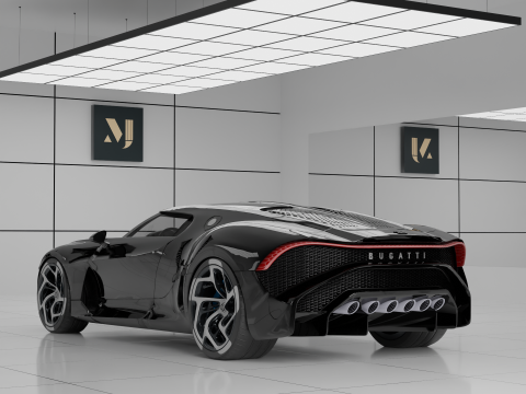 Bugatti La Voiture Noire Modelo 3D