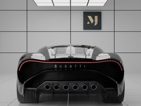 Bugatti La Voiture Noire Modelo 3D