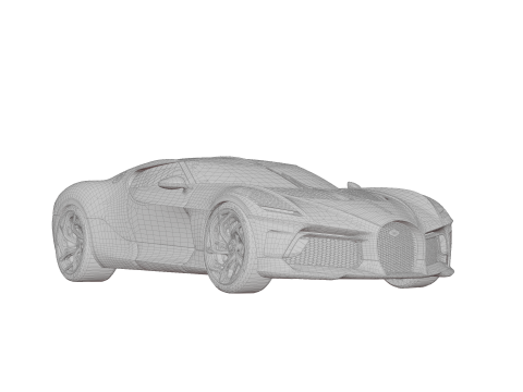 Bugatti La Voiture Noire Modelo 3D