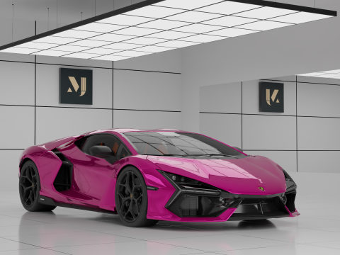 Car Revuelto 3D Model