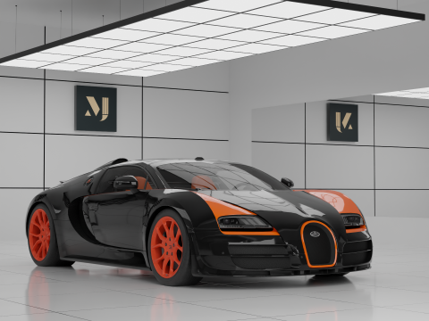 Bugatti Veyron Grand Sport Vitesse WRC Modèle 3D