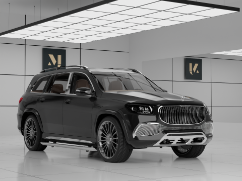 Mersedes- Benz Maybach GLS 600 Modelo 3D