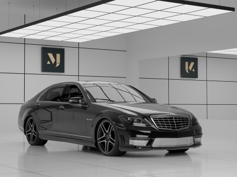 Mersedes-Benz S-class W221 Modelo 3D
