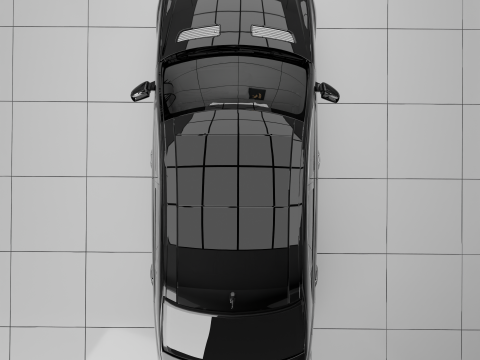 Mersedes-Benz S-class W221 3D Модель